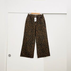 NWT 12 Tribe Leopard Jeans Size Large